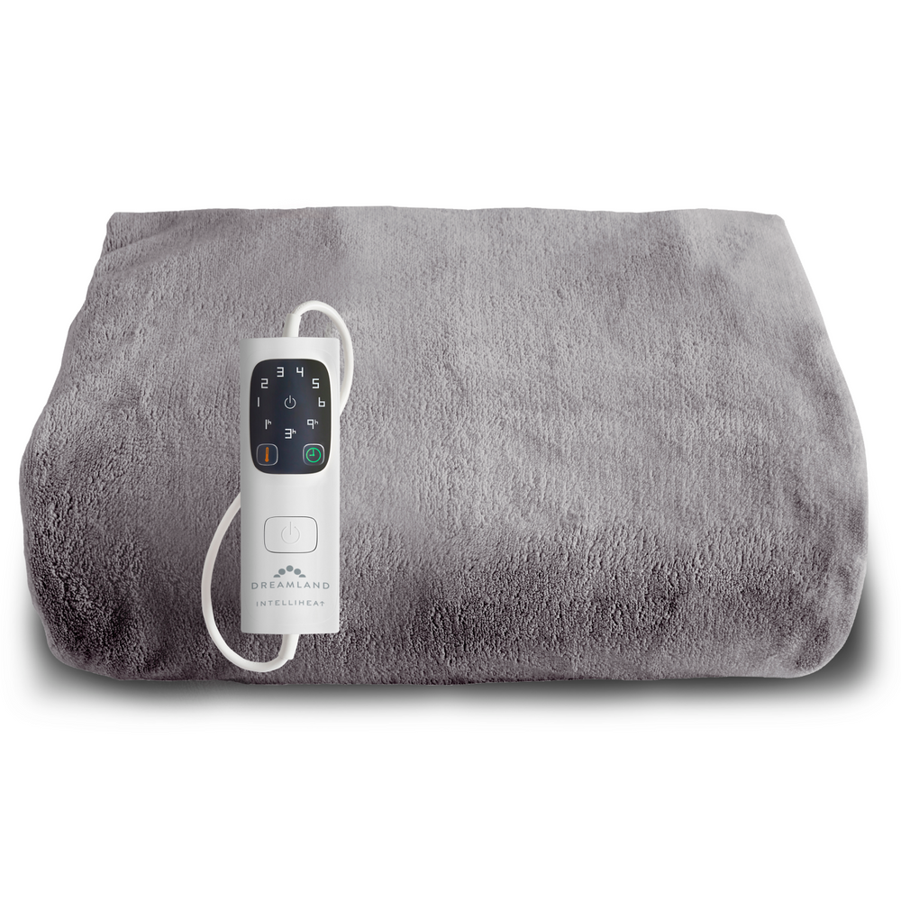 Snuggle Up Electric Warming Throw - Grey