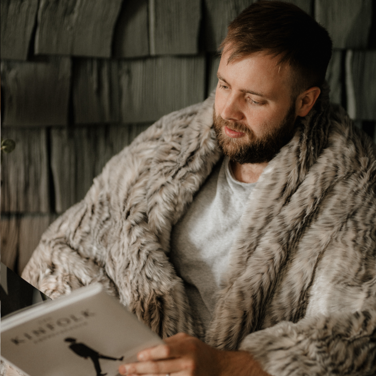 Hygge Days Luxury Faux Fur Warming Throw - Zebra Print