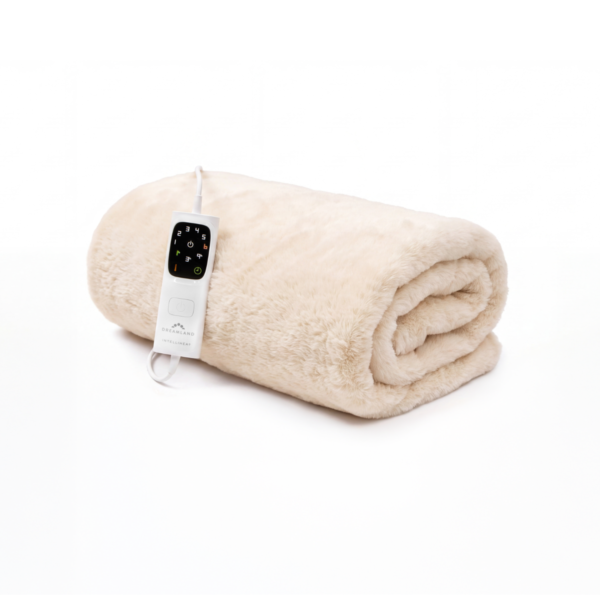 Cosy Up Silky Soft Faux Fur Warming Throw - Cream