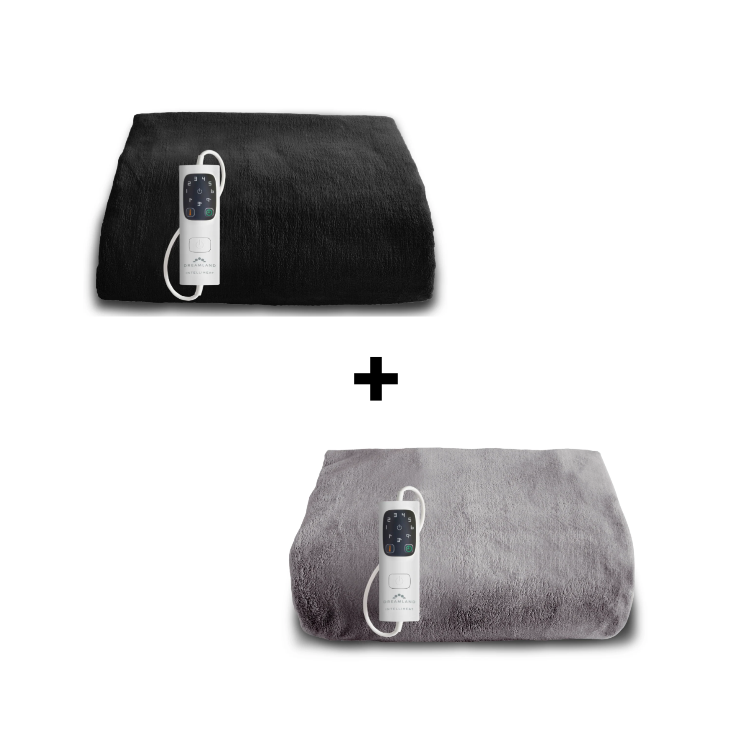 Snuggle Up Luxury Heated Throw & Grey Bundle
