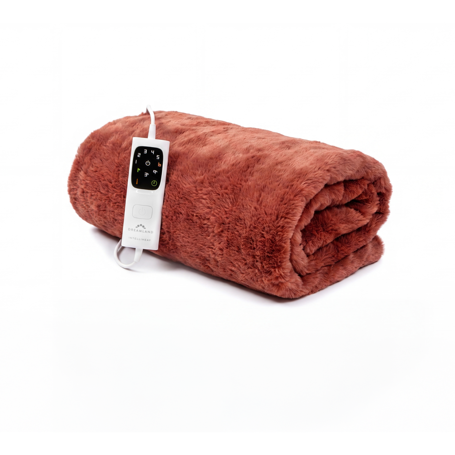 Cosy Up Silky Soft Faux Fur Warming Throw - Terracotta