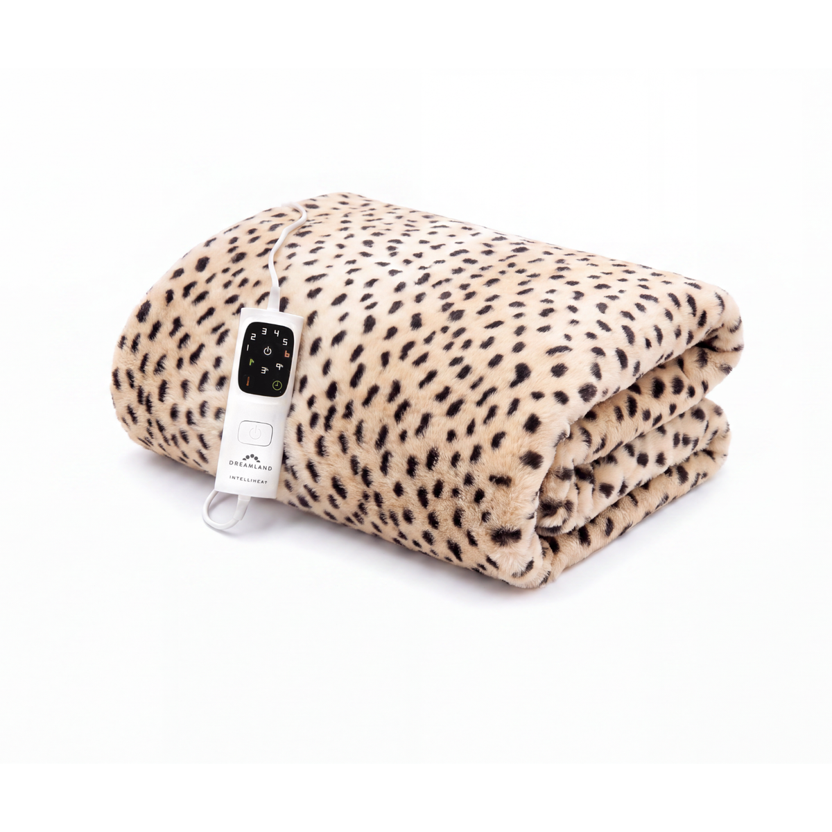 Luxury Faux Fur Warming Throw - Leopard Print