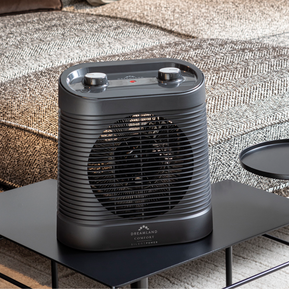 Silent Power Comfort Portable Fan Heater & Cooler