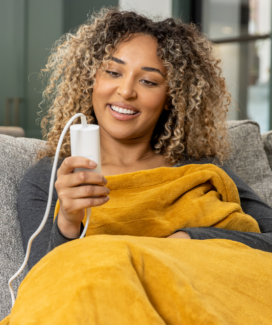 Relaxwell by dreamland discount luxury velvety heated throw