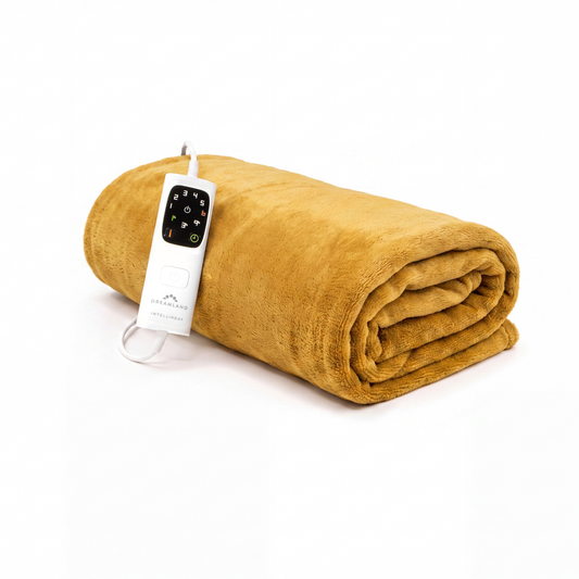 Snuggle Up Electric Warming Throw - Mustard