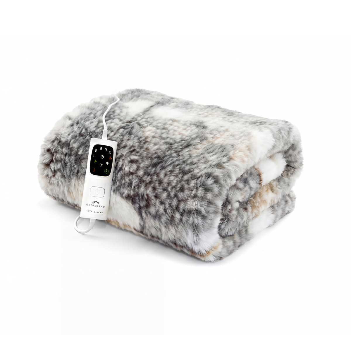Hygge Days Luxury Faux Fur Warming Throw - Fallow Deer Print