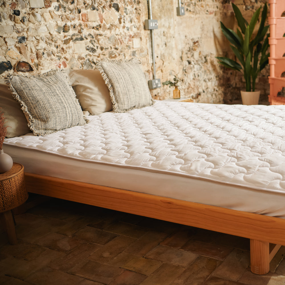 Double dual bamboo plant based underblanket with dual controllers