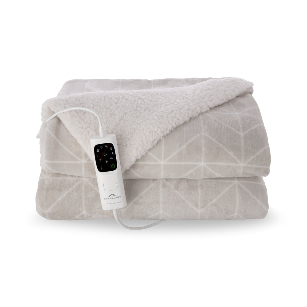 Image of the Warming Blanket folded with the Controller