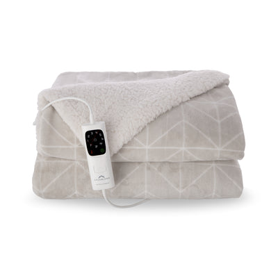 Image of the Warming Blanket folded with the Controller