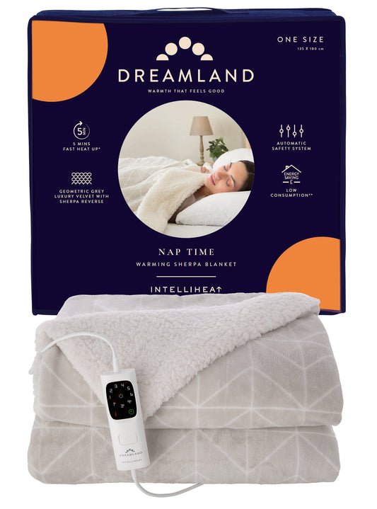 Dreamland Heated Throw Blanket Argos Sherpa Heat Blanket Argos