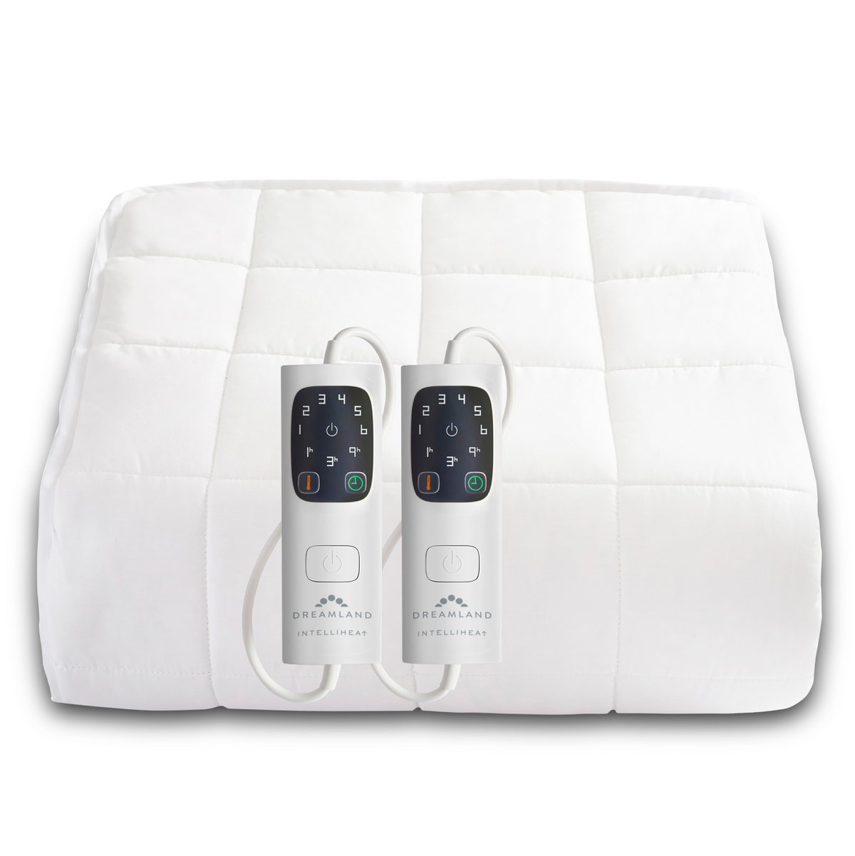 Snowed In Organic Cotton Warming Mattress Protector - Double with Dual Controllers