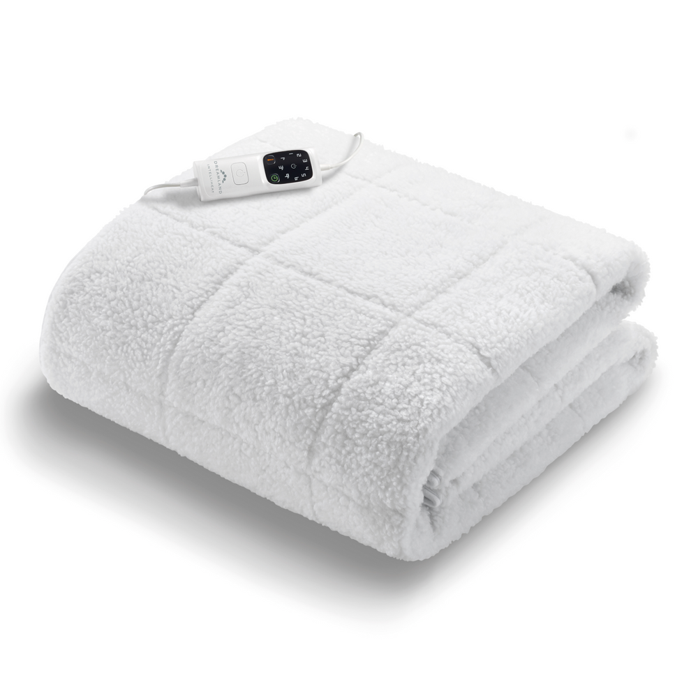 Hunker Down Scandi Sherpa Underblanket - Single with Single Controller