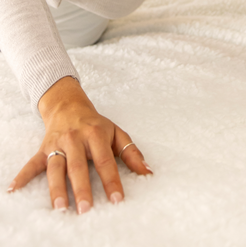 Hunker Down Scandi Sherpa Underblanket - Double with Dual Controllers
