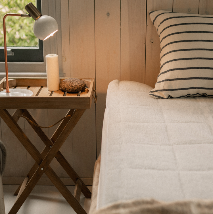 Hunker Down Scandi Sherpa Underblanket Double with Single Controller