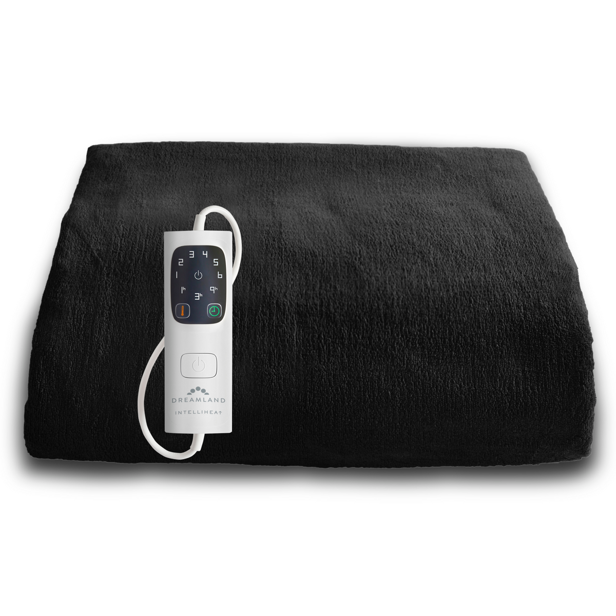 Dreamland Snuggle Up black heated throw 16769C