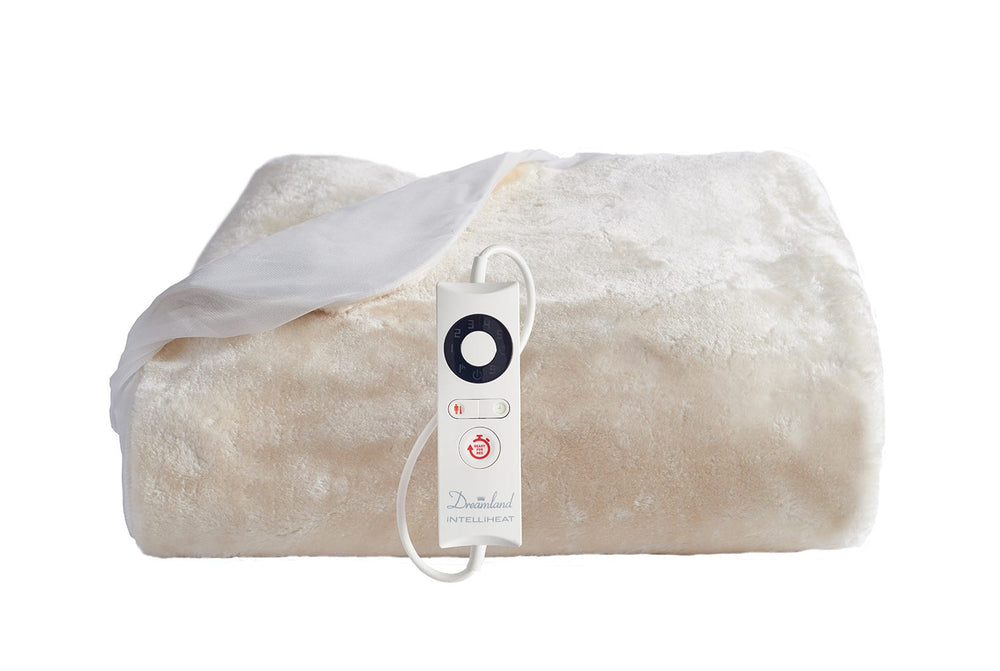Intelliheat Faux Fur Mattress Protector Single