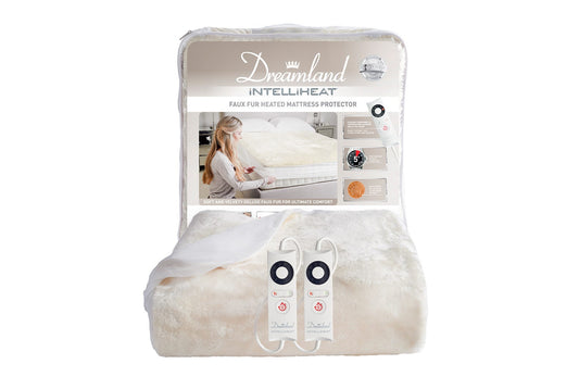Intelliheat Faux Fur Mattress Protector King – DreamlandUK